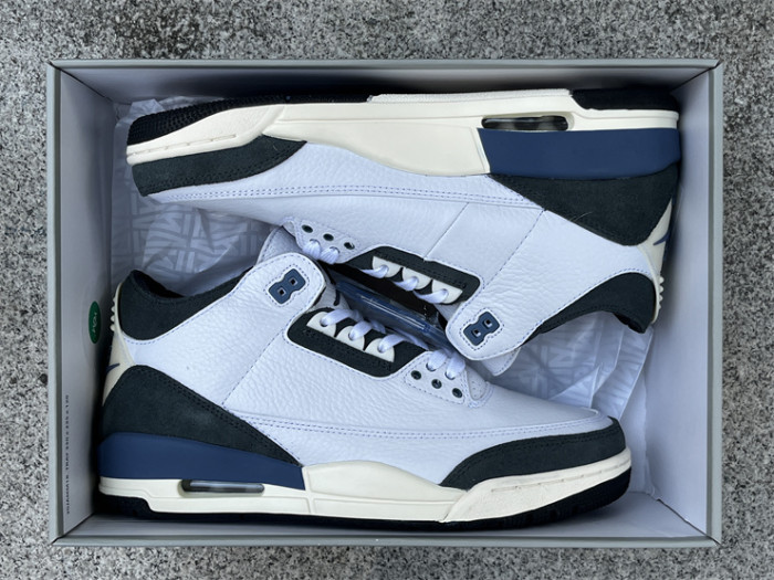 Authentic A Ma Maniére x Jordan 3 “Diffused Blue”