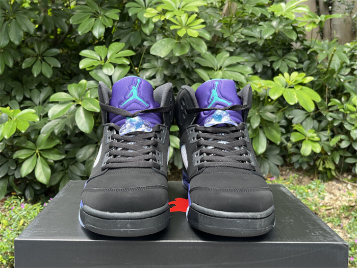 Authentic Air Jordan 5 Retro Black Grape