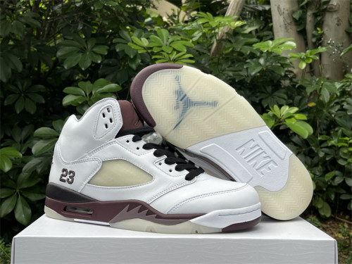 Authentic A Ma Maniere x Air Jordan 5 “Violet Ore”