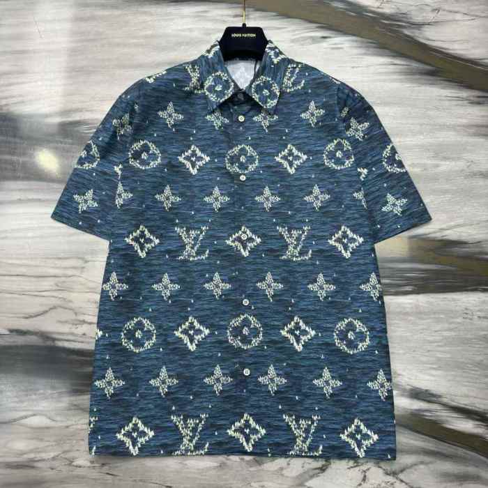 LV Shirt High End Quality-1255