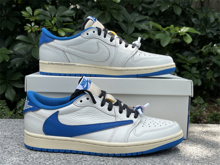 Authentic Travis Scott x fragment design x Air Jordan 1 Low OG