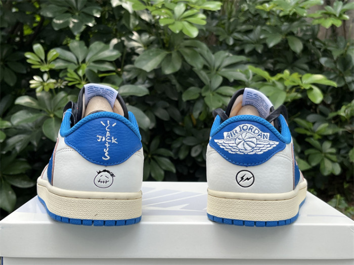 Authentic Travis Scott x fragment design x Air Jordan 1 Low OG