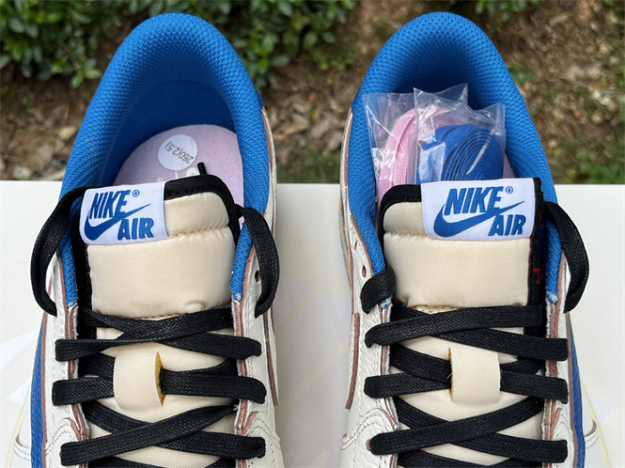 Authentic Travis Scott x fragment design x Air Jordan 1 Low OG