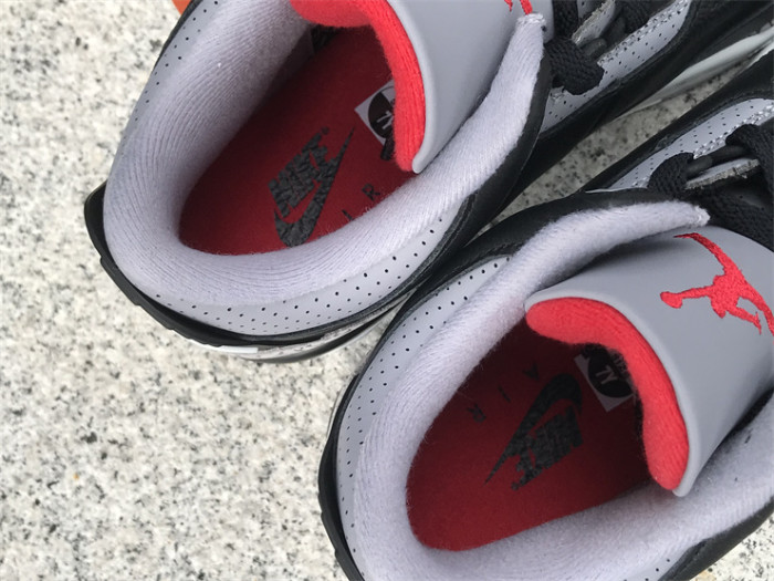 Authentic Air Jordan 3 “Black Cement” 2024 GS