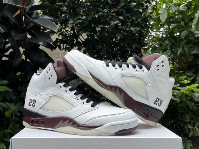 Authentic A Ma Maniere x Air Jordan 5 “Violet Ore”