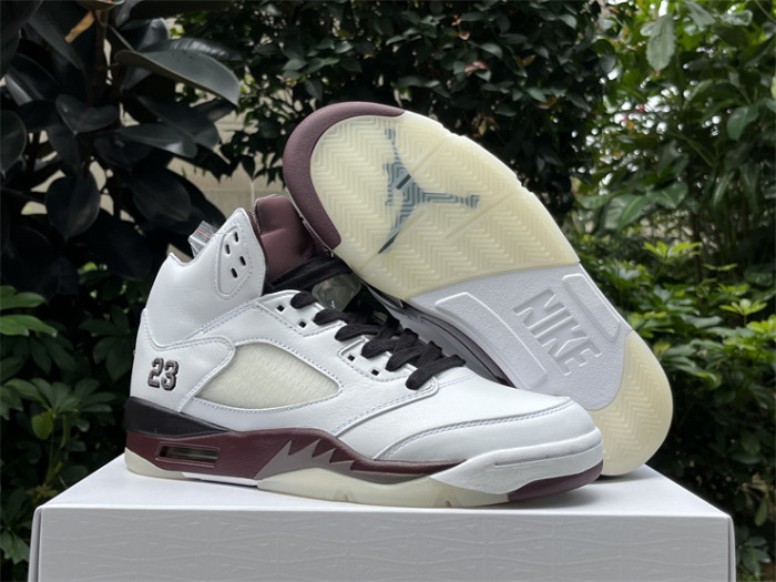 Authentic A Ma Maniere x Air Jordan 5 “Violet Ore”