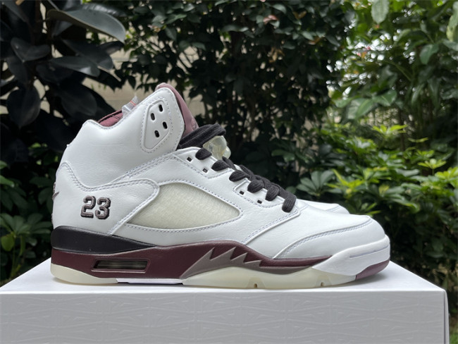 Authentic A Ma Maniere x Air Jordan 5 “Violet Ore”