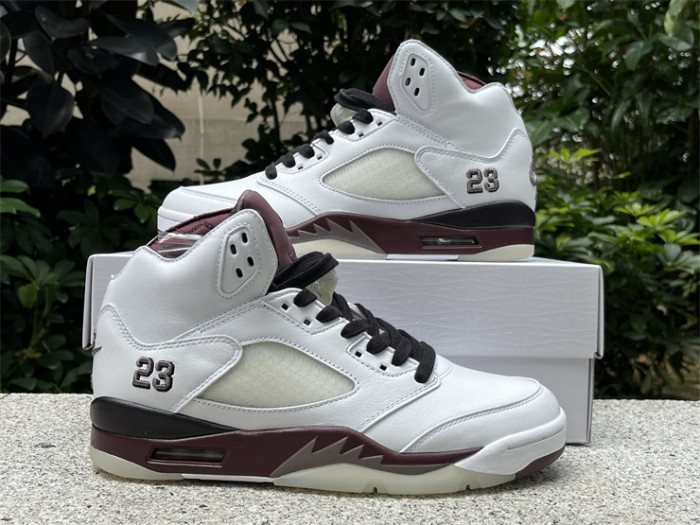 Authentic A Ma Maniere x Air Jordan 5 “Violet Ore”