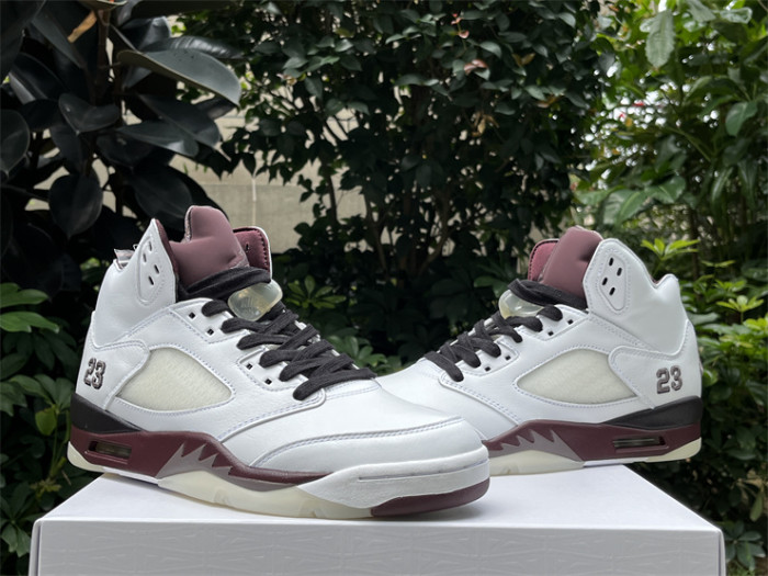 Authentic A Ma Maniere x Air Jordan 5 “Violet Ore”