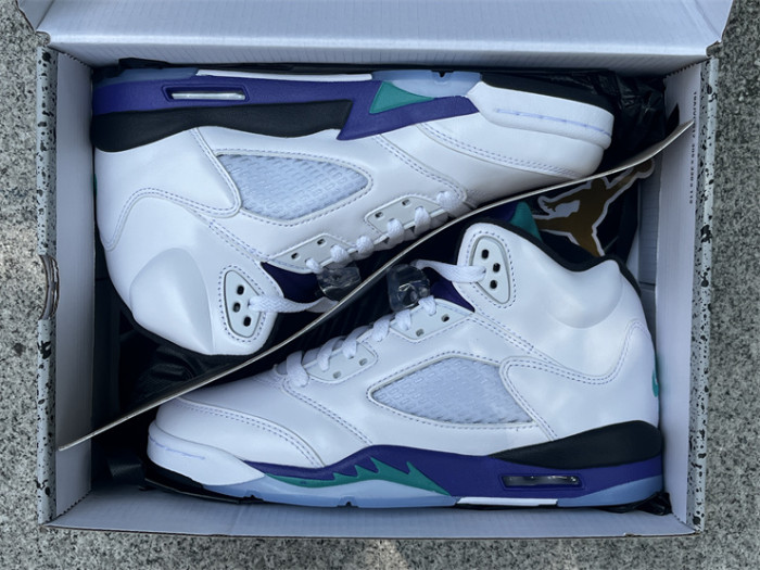 Authentic  Air Jordan 5 Retro Grape  2025