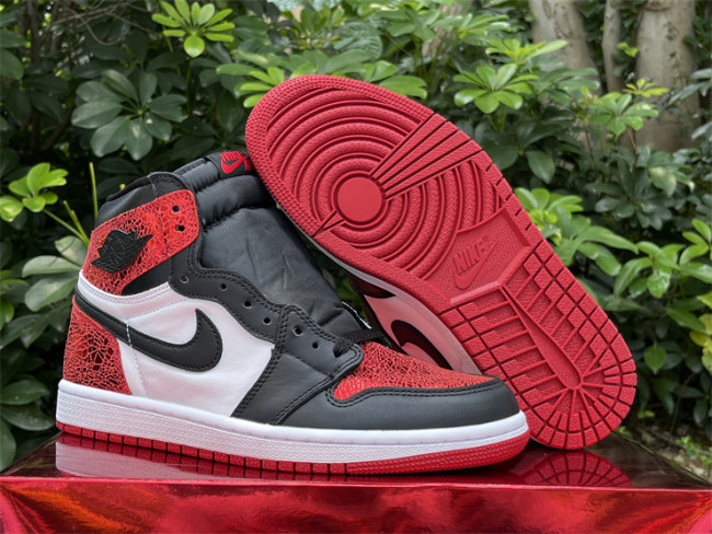 Authentic  Air Jordan 1 High OG  Ruby”  Women