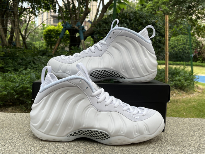 Authentic Nike Air Foamposite One “Triple White”