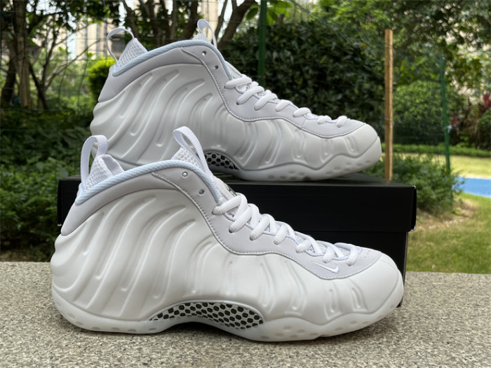 Authentic Nike Air Foamposite One “Triple White”