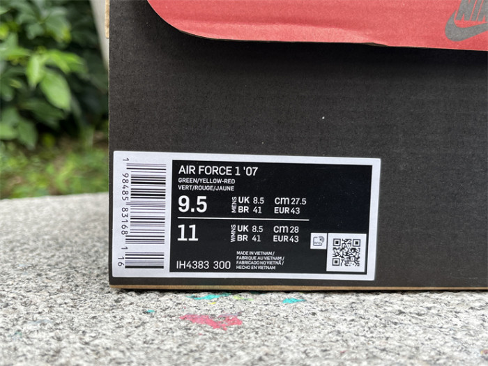 Authentic Lil Yachty Nike Air Force 1 “Lucky Green”