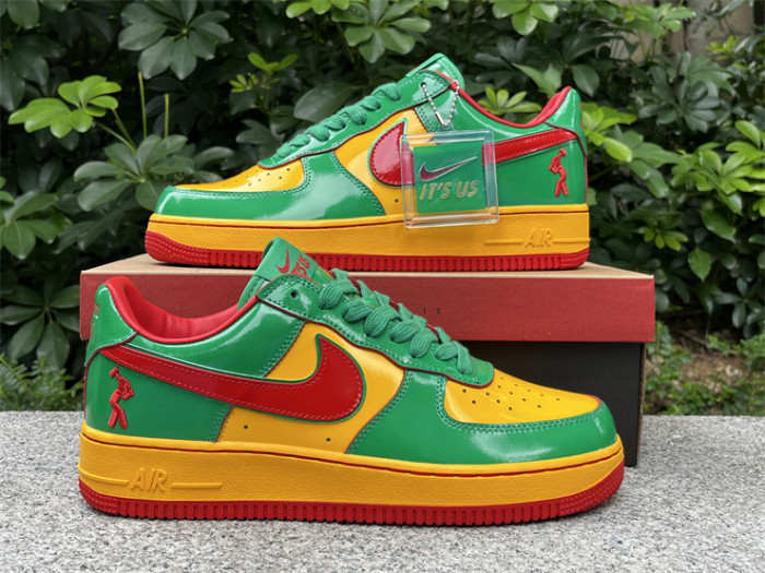 Authentic Lil Yachty Nike Air Force 1 “Lucky Green”