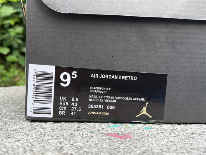 Authentic Air Jordan 8 “Aqua”   2025