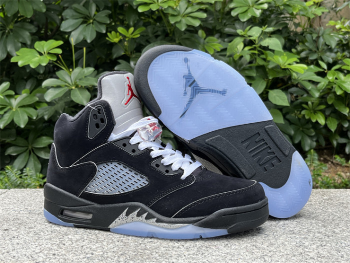 Authentic Air Jordan 5 “Black Metallic Reimagined”   GS