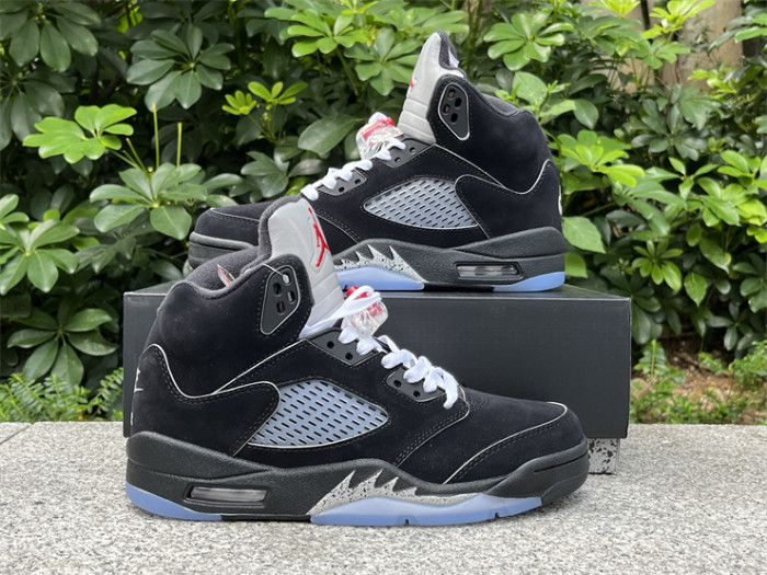 Authentic Air Jordan 5 “Black Metallic Reimagined”   GS