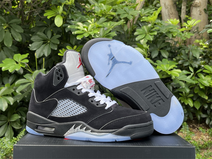 Authentic Air Jordan 5 “Black Metallic Reimagined”   GS