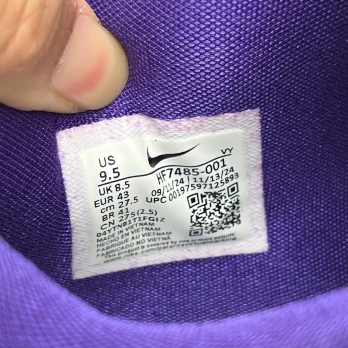 Authentic  Nike Kobe 8 Protro White Court Purple