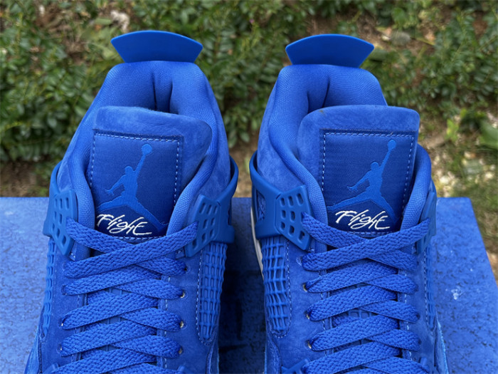 Authentic Air Jordan 4 Nigel Brick by Brick Blue