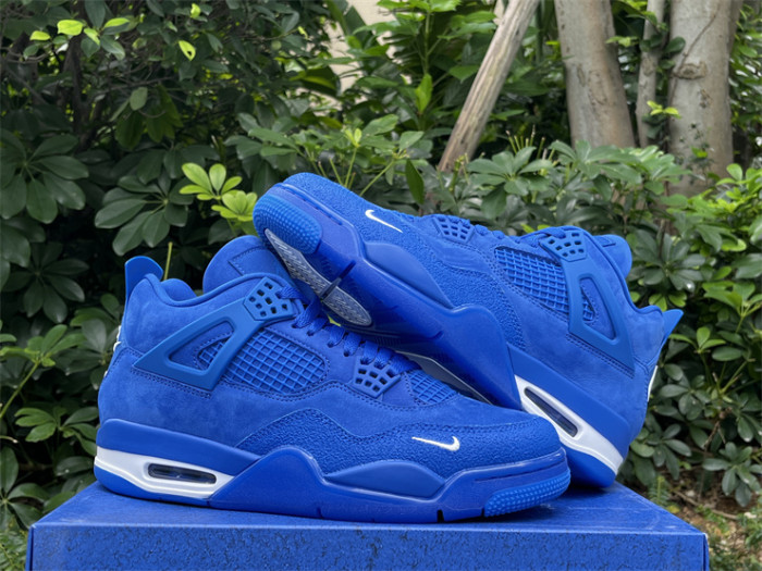 Authentic Air Jordan 4 Nigel Brick by Brick Blue