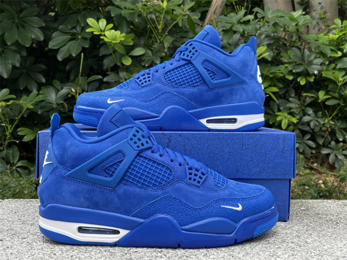 Authentic Air Jordan 4 Nigel Brick by Brick Blue