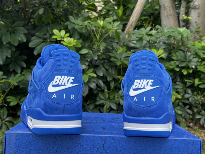 Authentic Air Jordan 4 Nigel Brick by Brick Blue