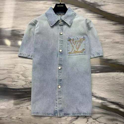 LV Shirt High End Quality-1287