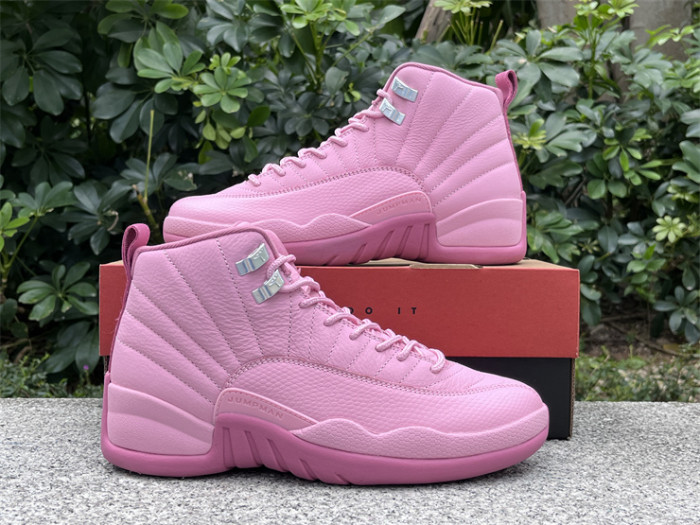 Authentic Air Jordan 12 GS Pearl Pink