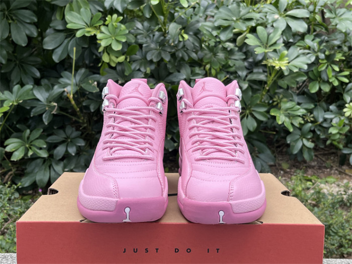 Authentic Air Jordan 12 GS Pearl Pink