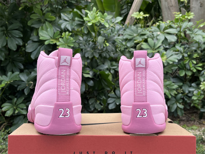 Authentic Air Jordan 12 GS Pearl Pink