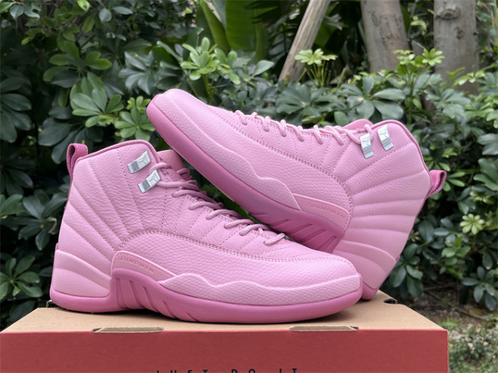 Authentic Air Jordan 12 GS Pearl Pink