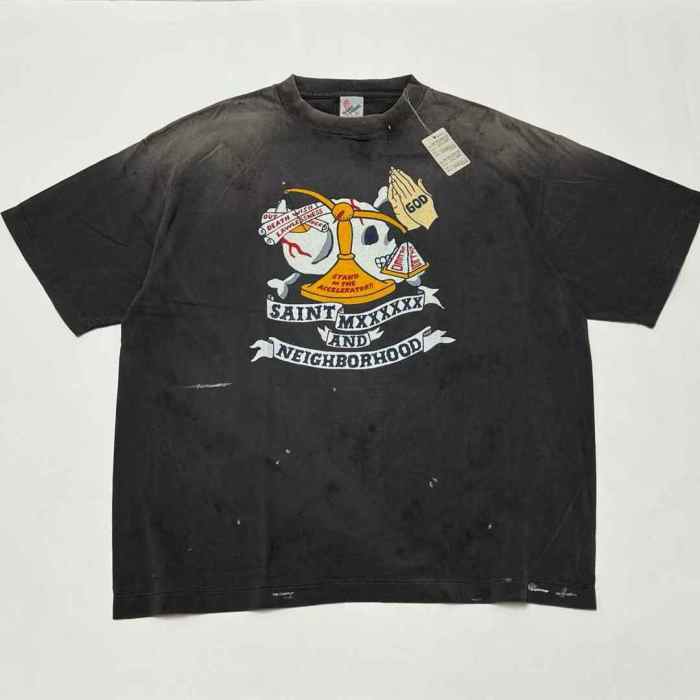 Saint Mxxxxx Shirt High End Quality-089