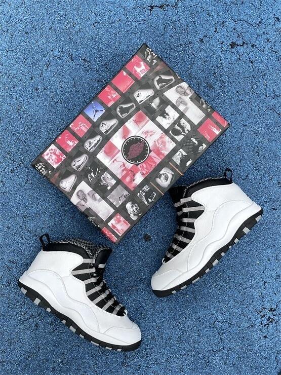 Authentic Air Jordan 10 Retro “Steel” 2025
