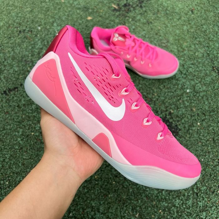 Authentic Kobe 9 EM Low Protro Kay Yow Think Pink