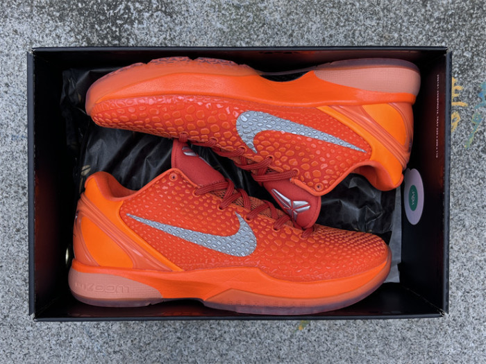 Authentic Nike Kobe 6 Protro Total Orange