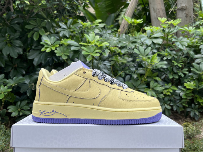 Authentic Kobe x Nike Air Force 1 Protro “Soft Yellow”