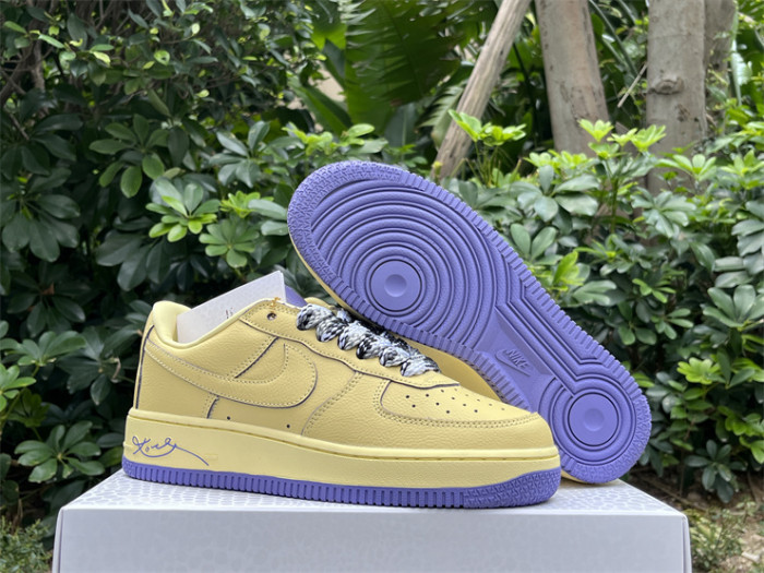 Authentic Kobe x Nike Air Force 1 Protro “Soft Yellow”