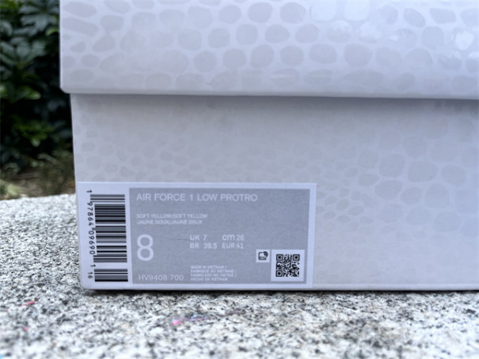 Authentic Kobe x Nike Air Force 1 Protro “Soft Yellow”