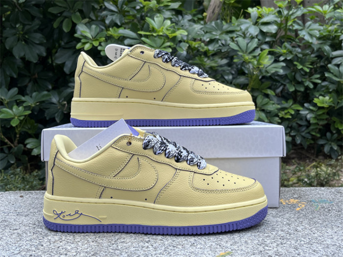 Authentic Kobe x Nike Air Force 1 Protro “Soft Yellow”