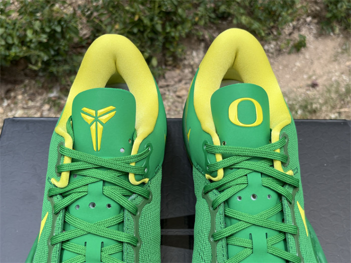 Authentic Kobe 8 Protro Oregon Ducks PE Green