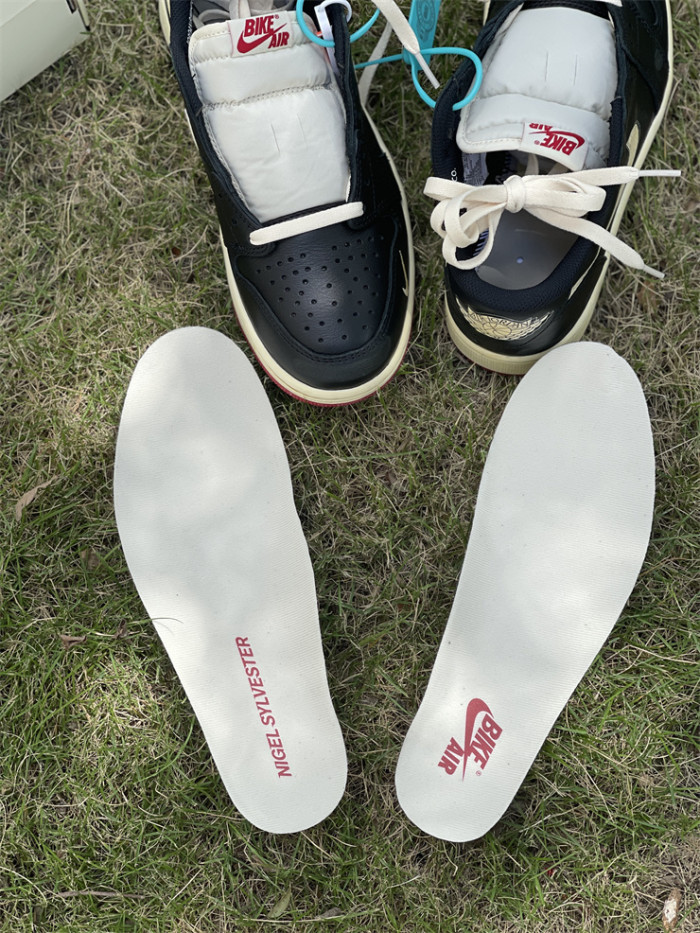 Authentic  Nigel Sylvester x Jordan Air Jordan 1 Low OG Nitro  Better With Time   GS