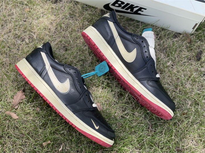 Authentic  Nigel Sylvester x Jordan Air Jordan 1 Low OG Nitro  Better With Time   GS