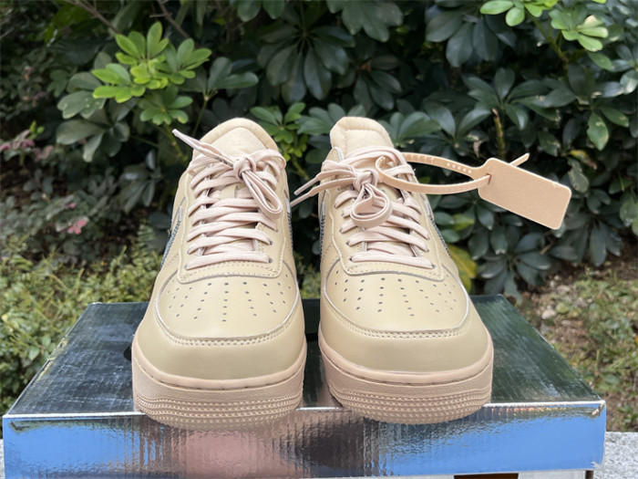 Authentic Off White  Air Force 1 Sesame