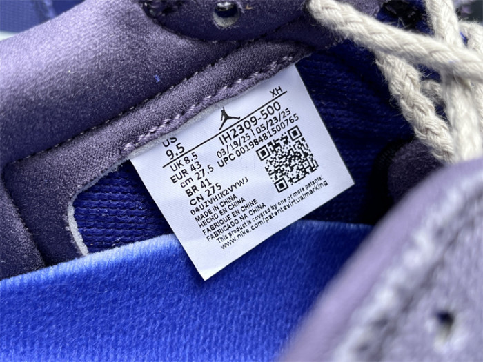 Authentic Zion Williamson x Air Jordan 1 Low OG “Voodoo”Blue