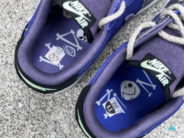 Authentic Zion Williamson x Air Jordan 1 Low OG “Voodoo”Blue