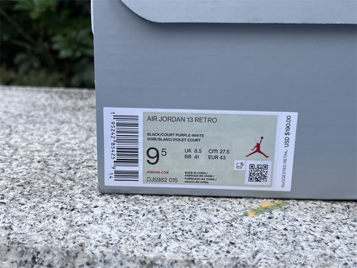 Authentic Air Jordan 13 “Court Purple”