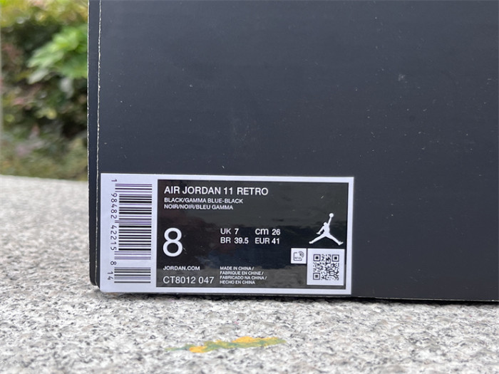 Authentic Air Jordan 11  Gamma Blue   2025