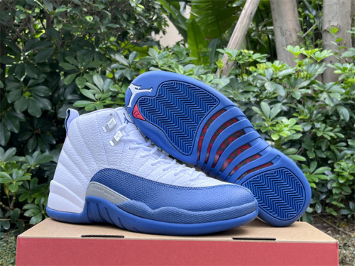Authentic  Air Jordan 12 Retro“French Blue”2025